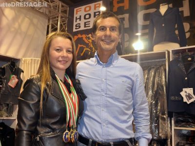 Dressagisti in visita a Fiera Cavalli.