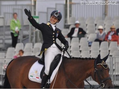 Sara  Morganti medaglia d’oro al valore atletico del CONI