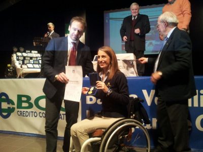 Sara Morganti riceve la Medaglia d’oro al valore atletico dal CONI