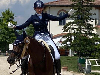 VALENTINA REMOLD SU FRAEULEIN AUGUSTE MJ CONQUISTA L’INTERMEDIATE II DEL CDI3* DI ORNAGO